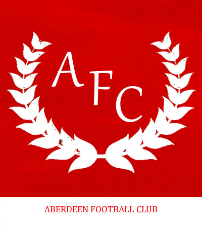 Aberdeen Football Club 1950's type Logo is used to convey the meaning intended and avoid tarnishing or misrepresenting the intended image - This version designed by Graeme Watson 2019 (Use of the logo here does not imply endorsement.)