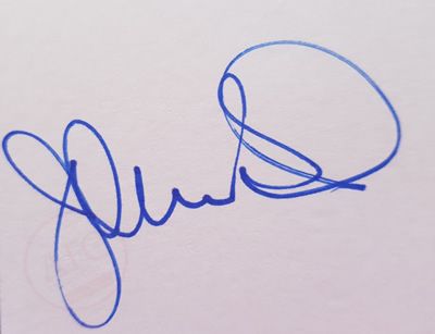 From Graeme Watson's personal collection, Jocky Scott autograph.
