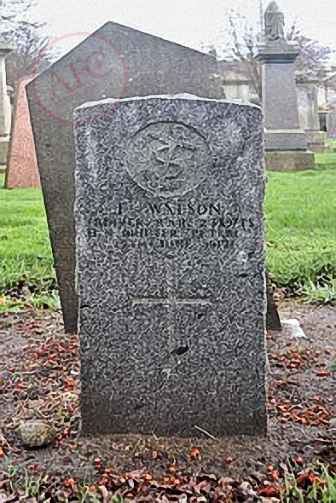 Trimmer: Frederick Watson's grave, Saint Peter's Cemetery, King Street, Aberdeen, Scotland - Picture: Courtesy of Derek Walker.