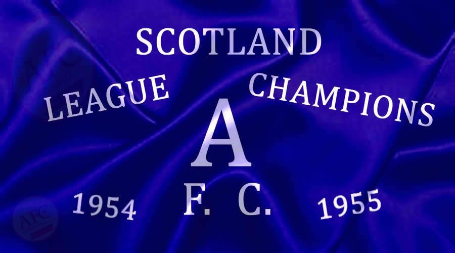 Aberdeen Football Club, League Champions Flag 1954-55 - This digital image by Graeme Watson 2019 (Edited 2021).