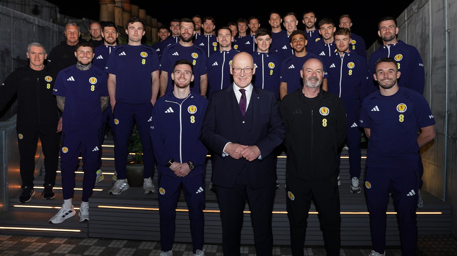 Scotland's First Minister meets with the Scottish National Football Team 25 Mar 2026