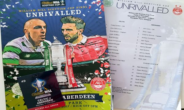 Aberdeen v Celtic 27 May 2017 first match programme - Copyright © 2021 Graeme Watson.