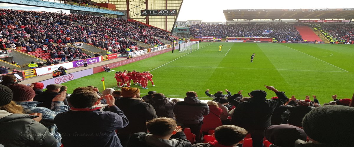 Aberdeen Football Club, Pittodrie Stadium - Copyright © 2023 Graeme Watson