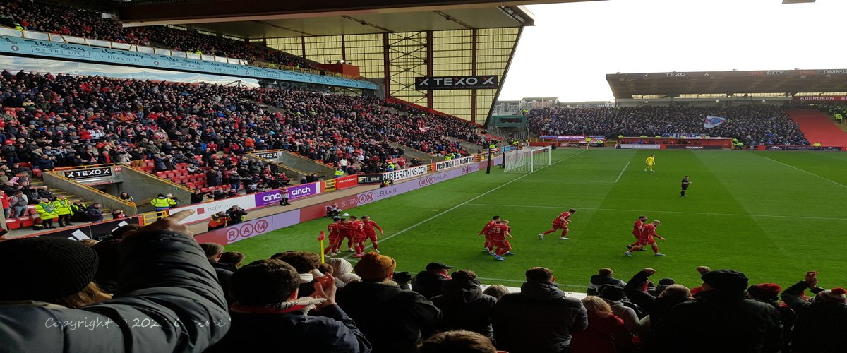 Aberdeen Football Club, Pittodrie Stadium - Copyright © 2023 Graeme Watson