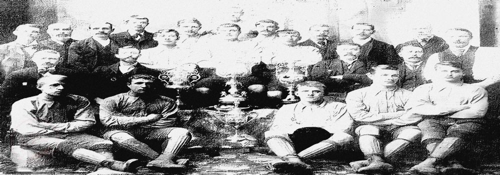 Team Photo Victoria Utd April 1896: Original B&W picture - Photo courtesy of Fraser Clyne