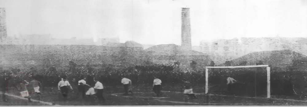 Victoria United score against Aberdeen, at Torry 12th March 1898: Original B&W picture - Photo courtesy of Fraser Clyne