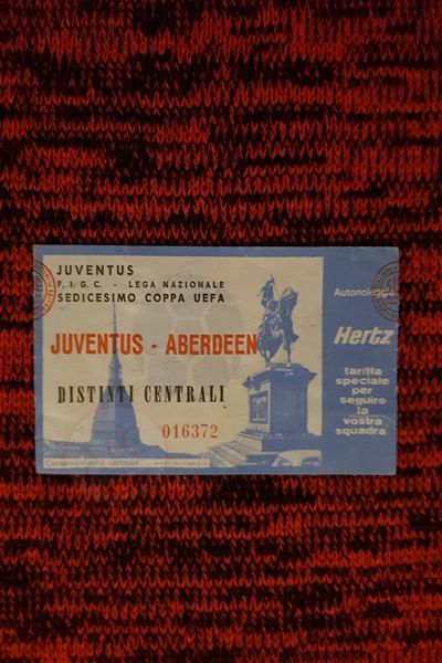From Graeme Watson's personal collection - Juventus v Aberdeen 21 Oct 1971, ticket