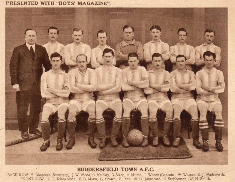 Huddersfield Town  F.C. 1922 - No copyright - attached.