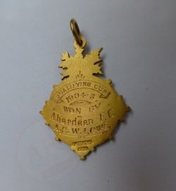 Augustus C.W.Lowe, Scottish Qualifying Cup, 1904-05, Medal - Back.
