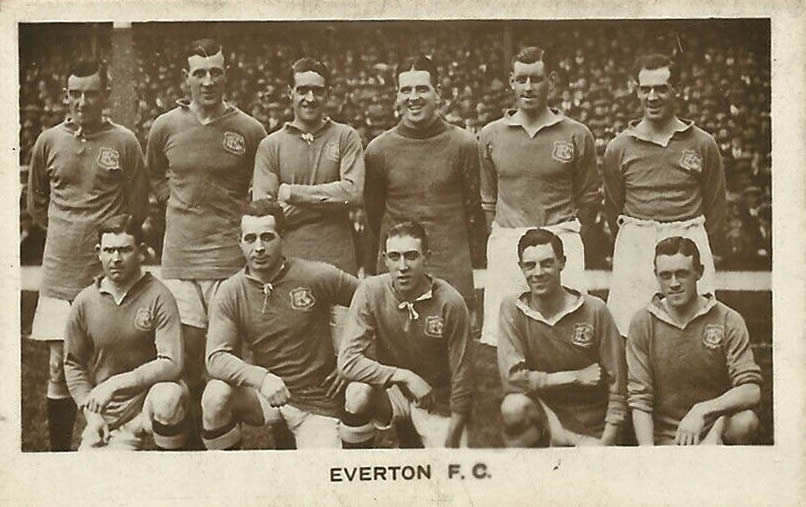 Everton Football Club 1922-23 - Original B&W picture - No copyright - attached.
