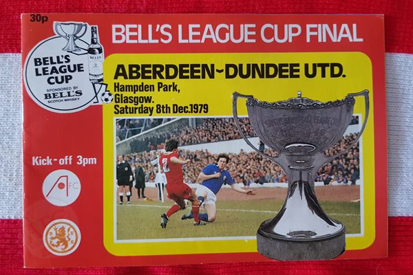 From Graeme Watson's personal collection - Dundee United	v Aberdeen 12 Dec 1979, programme