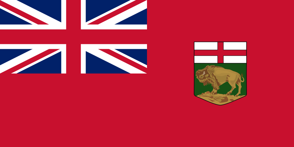 Flag of Manitoba - in the public domain