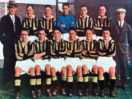 Aberdeen Football Club 1938-39, from Graeme Watson's personal collection, Aberdeen F.C. 1938-39 in colour.