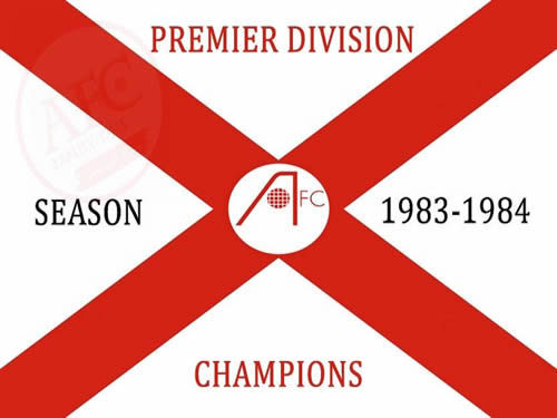 Aberdeen Football Club League Champions Flag 1983-84 - This digital image by Graeme Watson 2019