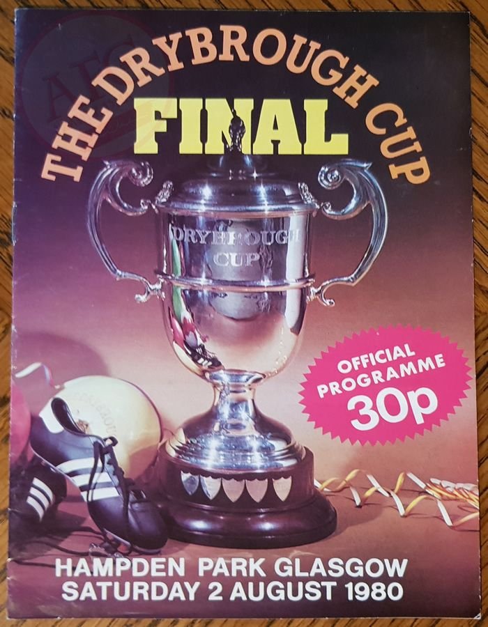 Aberdeen v St Mirren 02 August 1980, programme Aberdeen v St Mirren 02 August 1980, programme