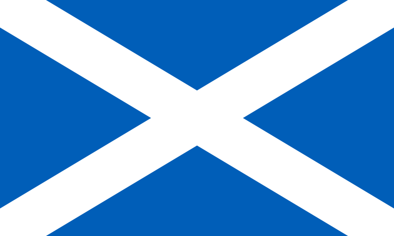 Flag of Scotland - in the public domain