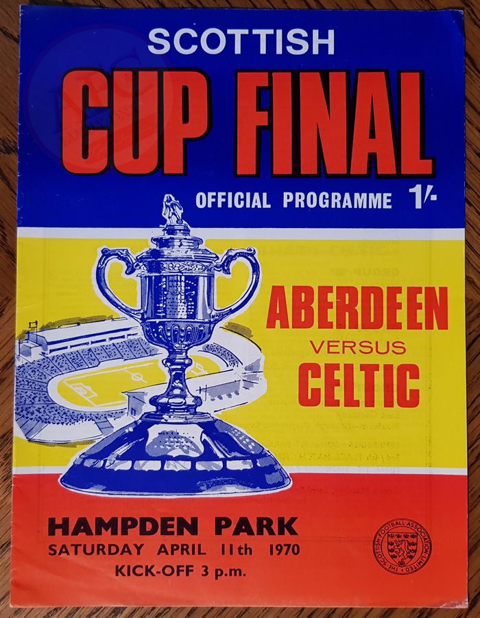 Aberdeen v Celtic 11 April 1970, programme