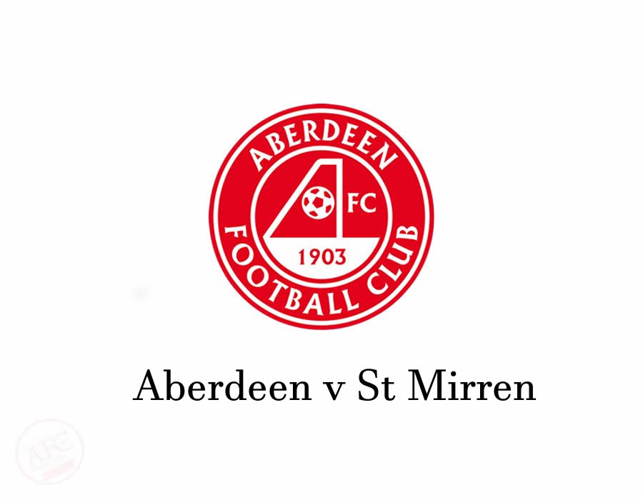 Aberdeen v St Mirren 07 Apr 1982, programme